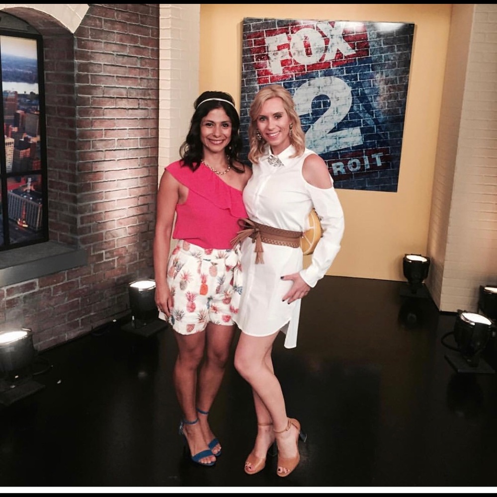 White Shirt Dress With Cut Out Shoulder